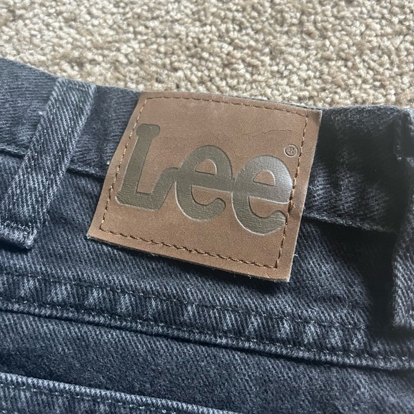 Black Lee Straight Leg Jeans, size 36/29 - Picture 4 of 6